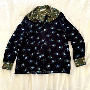 Sandro silk top